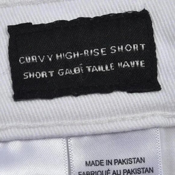 Lucky Brand Curvy High Rise Jean Short White 6" Inseam Size 10/30 - Picture 11 of 12